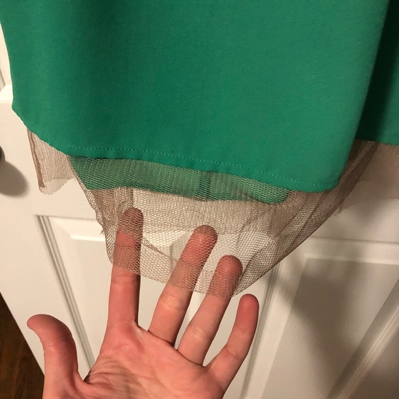 BCBG Strapless Draped Dress - Picture 3 of 4